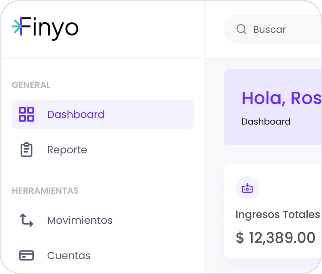 Cutted dashboard screenshot