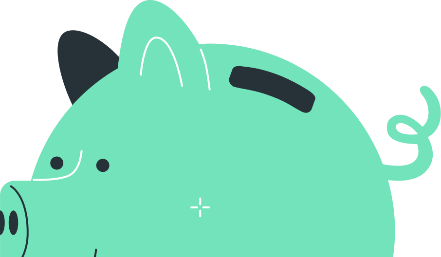 Piggy bank illustration